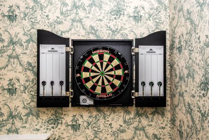 The games room at Aberfeldy House, Perthshire