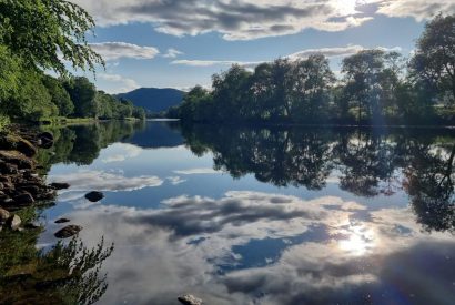 The grounds at Aberfeldy House, Perthshire