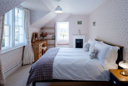 A king size bedroom at Aberfeldy House, Perthshire