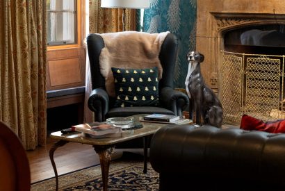 A living room at Aberfeldy House, Perthshire