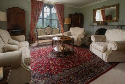 A living room at Aberfeldy House, Perthshire