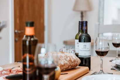 The dining table at Frankel, Shropshire 