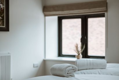 A bedroom at Frankel, Shropshire 