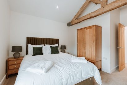 A super king size bedroom at Frankel, Shropshire 