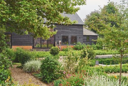 The exterior of The Barnhouse, Hampshire