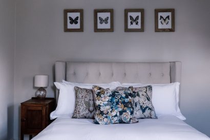 A double bedroom at The Farmhouse, Hampshire