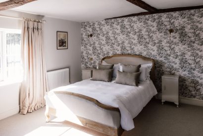 A double bedroom at The Farmhouse, Hampshire