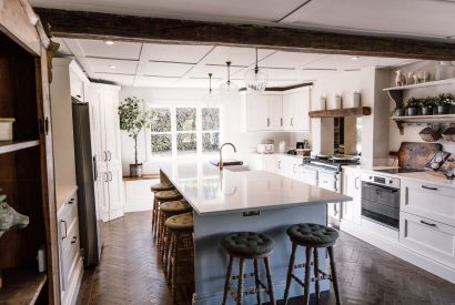 The kitchen at The Farmhouse, Hampshire