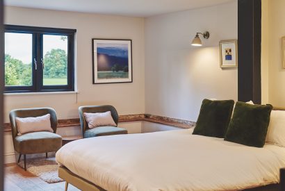 A double bedroom at The Retreat, Hampshire