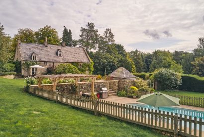 The exterior of Withington Grange, Cotswolds 