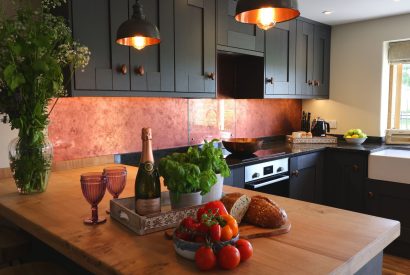 The kitchen at The Carriage House, Cotswolds