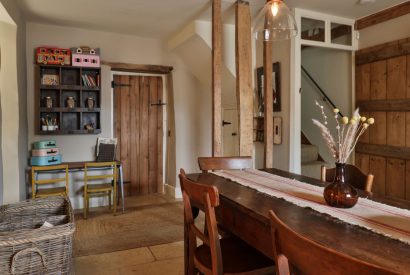 The dining room at Fox Cottage, Cotswolds