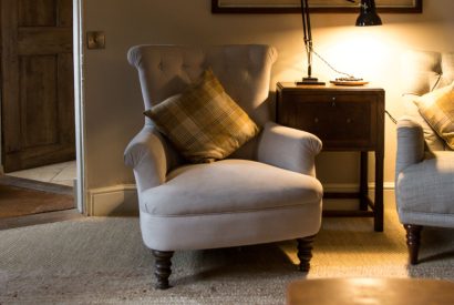 The living room at Fox Cottage, Cotswolds