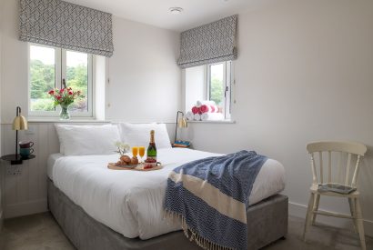 The king size bedroom at Bix Cottage, Chiltern Hills