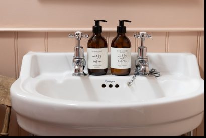 The bathroom at Bix Cottage, Chiltern Hills