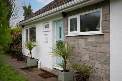 The entrance at The Willows, Oxwich