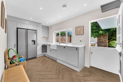 The utility room at Garden Cottage, Cheshire