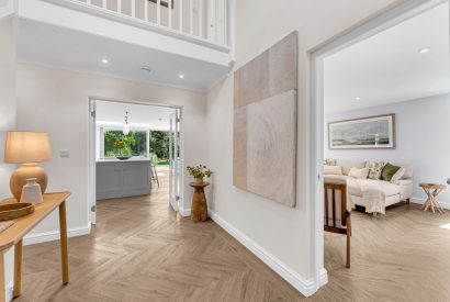 The entrance hall at Garden Cottage, Cheshire