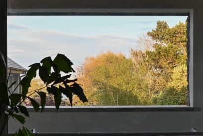 Picture window at Potter's Cottage, Roundstone, Galway