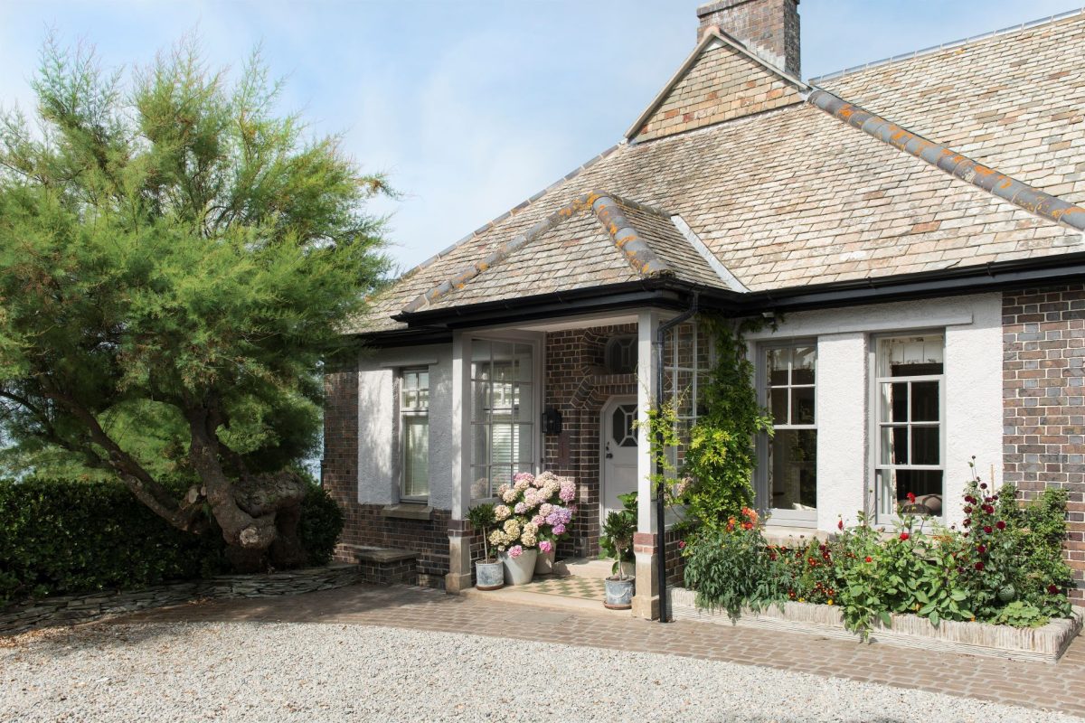 The exterior of Ocean Beach House, Devon