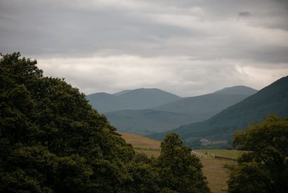 Stunning countryside views at Dubh Lodge, Aberfeldy, Perthshire