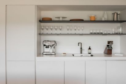 The kitchen at Dubh Lodge, Aberfeldy, Perthshire