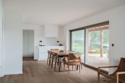 The dining kitchen at Dubh Lodge, Aberfeldy, Perthshire