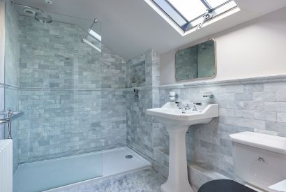 A bathroom at Pen y Bryn, Abersoch