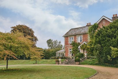 The exterior of The Victorian Manor, Dorset