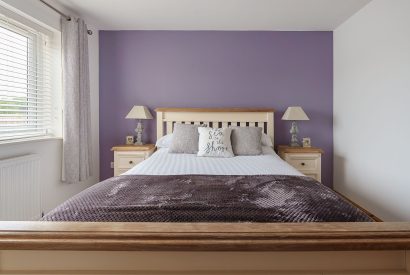 A bedroom at Ty Llewelyn, Llyn Peninsula