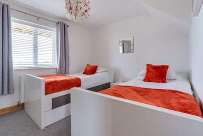 A bedroom at Ty Llewelyn, Llyn Peninsula