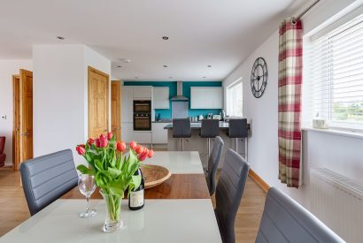 The dining room at Ty Llewelyn, Llyn Peninsula