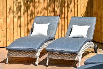 Sun loungers at 1 Afon y Felin, Llyn Peninsula