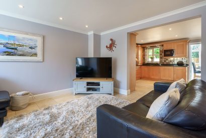 The living room at 1 Afon y Felin, Llyn Peninsula