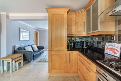 The kitchen at 1 Afon y Felin, Llyn Peninsula