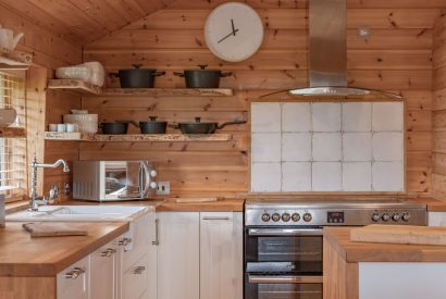 The kitchen at Fell Lodge, Lancashire 