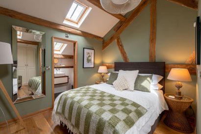 A double bedroom at Ribble Valley Barn, Lancashire