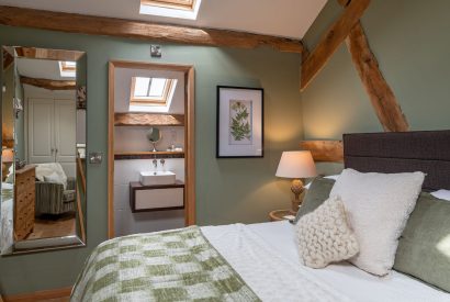 A double bedroom at Ribble Valley Barn, Lancashire