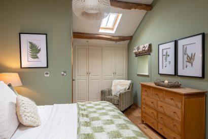 A double bedroom at Ribble Valley Barn, Lancashire