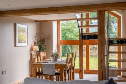 The living room at Ribble Valley Barn, Lancashire