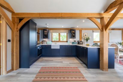 The kitchen at The Lodge at Leigh, Dorset