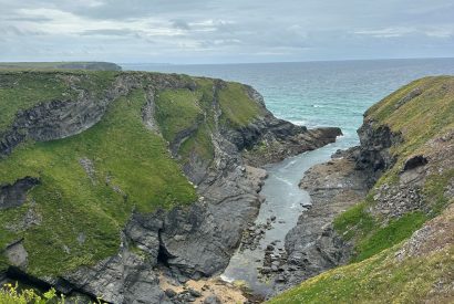 The coastine at Ocean View, Cornwall