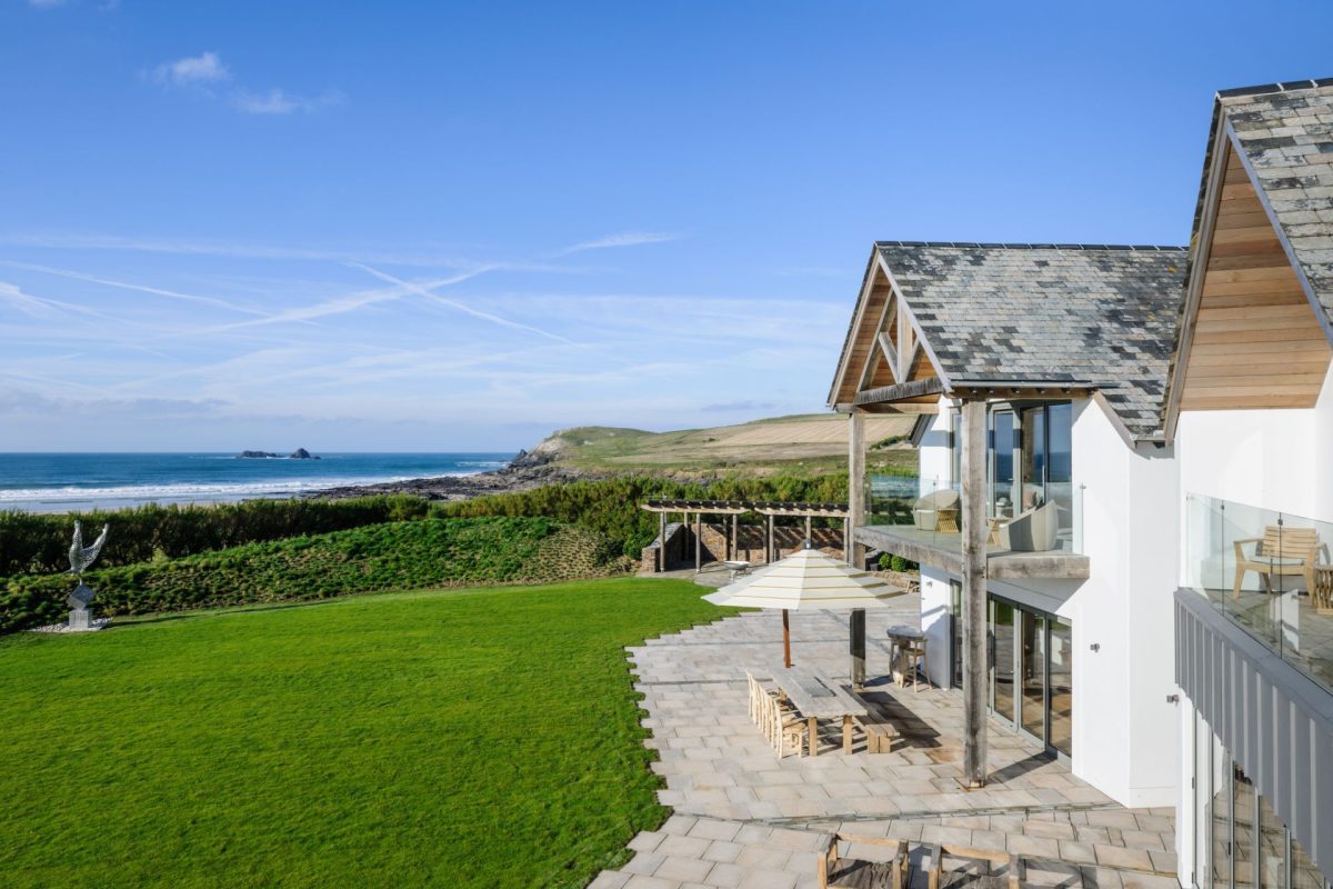 Outdoor space at Ocean View, Cornwall