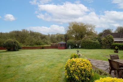 The gardens at The Willows, Oxwich