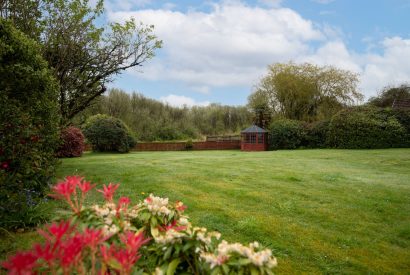 The gardens at The Willows, Oxwich