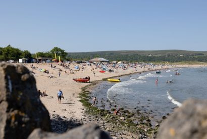 The beach near The Willows, Oxwich