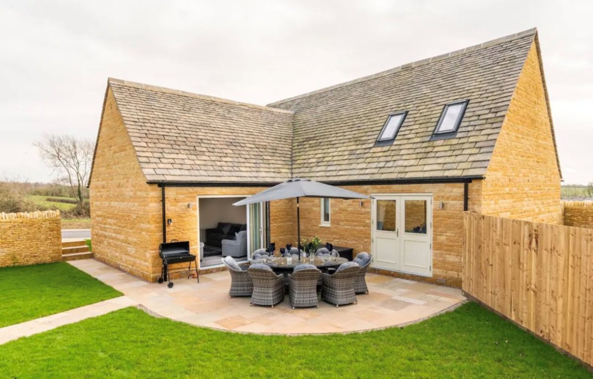 The garden at Honey Stone Cottage, Cotswolds