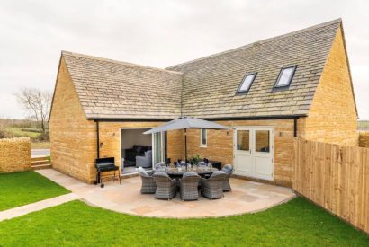 The garden at Honey Stone Cottage, Cotswolds