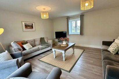 The living room at Honey Stone Cottage, Cotswolds