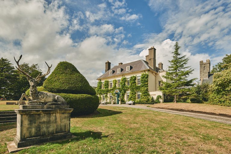 The exterior at Skyfall, Cheshire